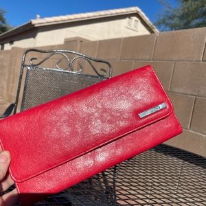 Kenneth Cole bright red wallet